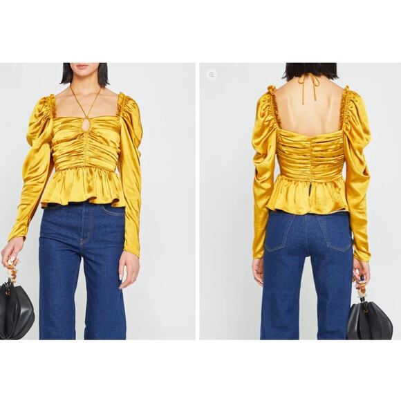 Aqua kourt Rummer Top Size Small - Picture 1 of 6